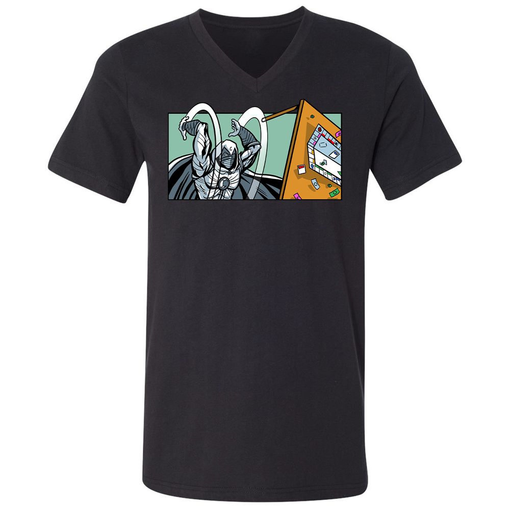 Unisex V-Neck T-Shirt - DVF36SGS - Black - 1