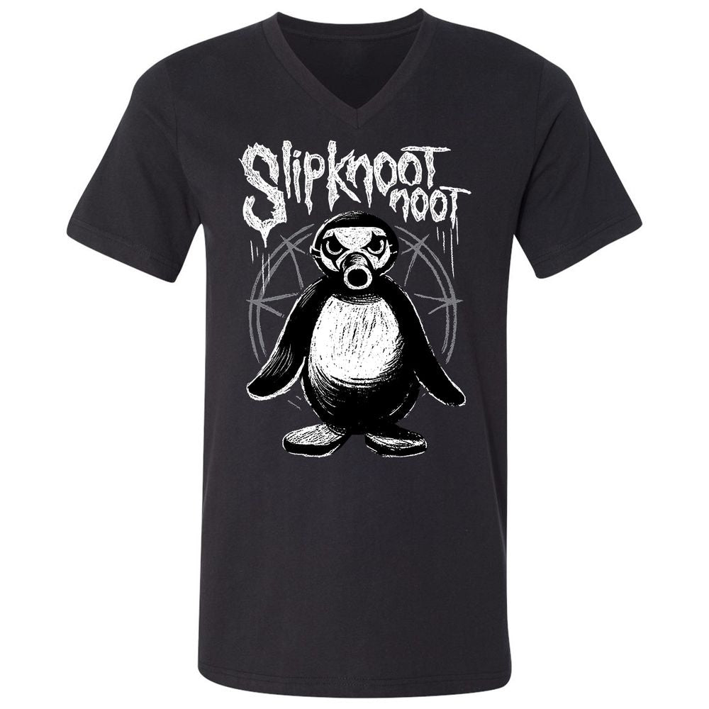 Unisex V-Neck T-Shirt - RY8STQJY - Black - 1