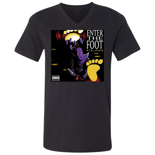 Unisex V-Neck T-Shirt - 2E83CY24 - Black - 1