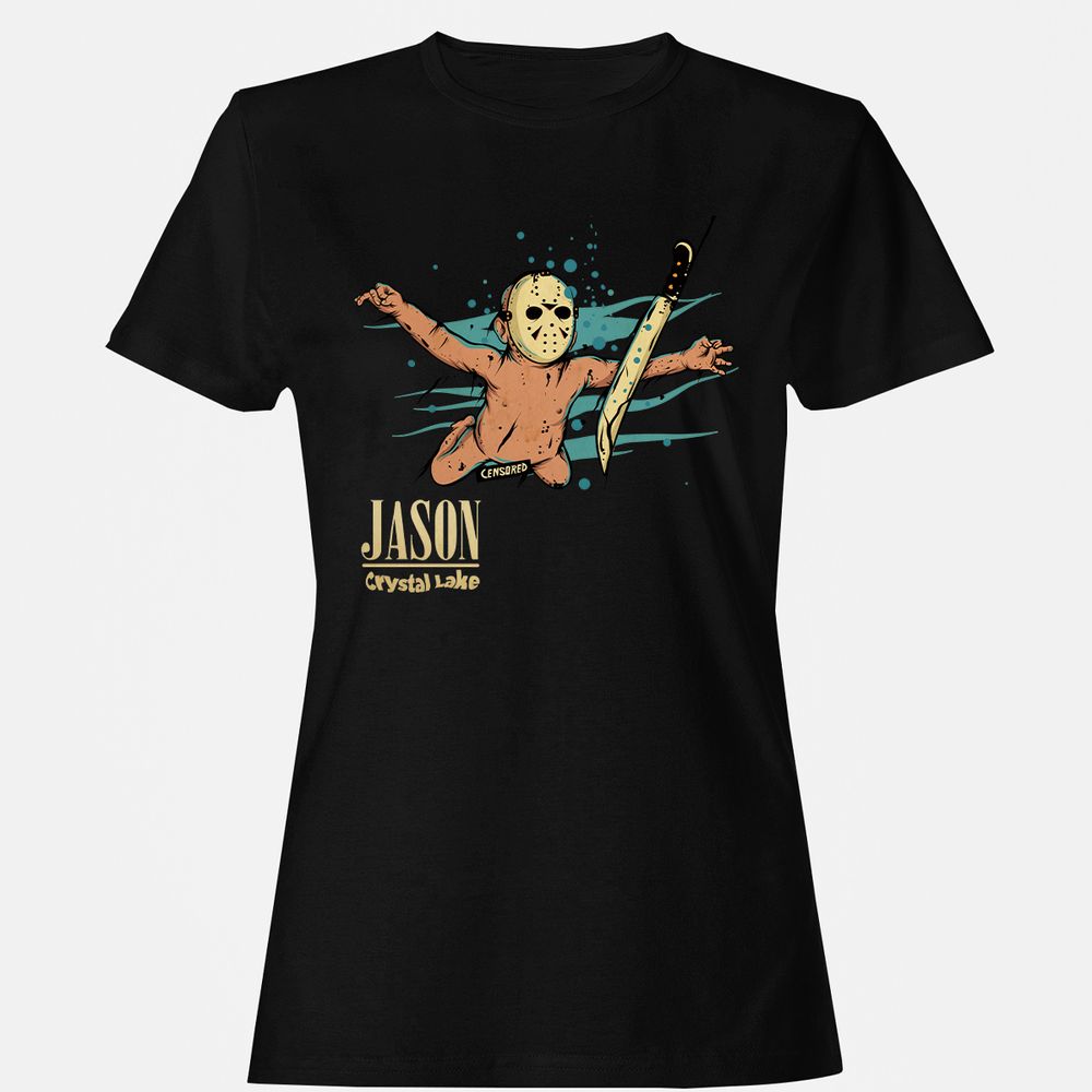 Women's T-Shirt - VAF4Z6JR - Black - 1