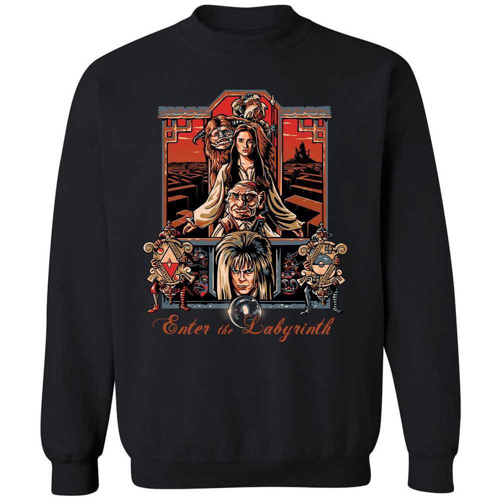 Classic Unisex Sweatshirt - TLQSRQA4 - Black - 1