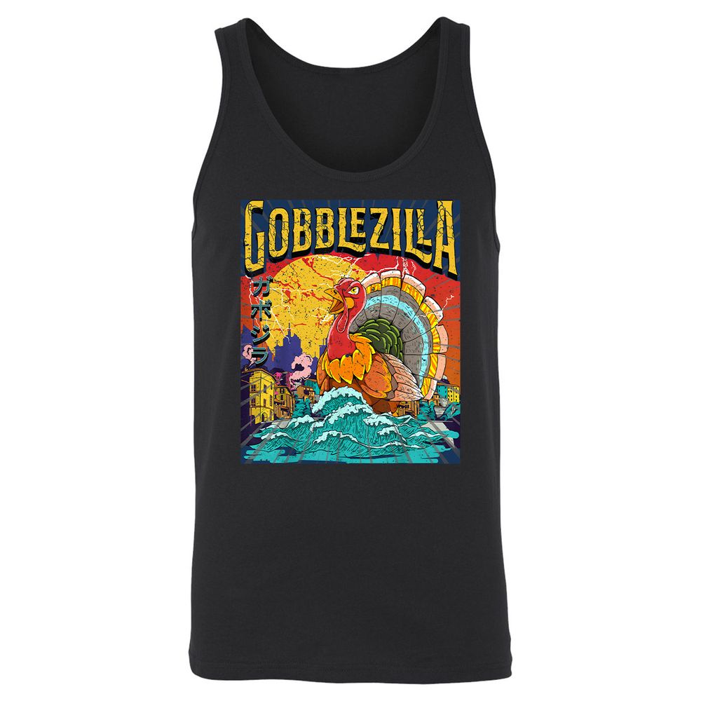 Unisex Jersey Tank - 7CRASATU - Black - 1