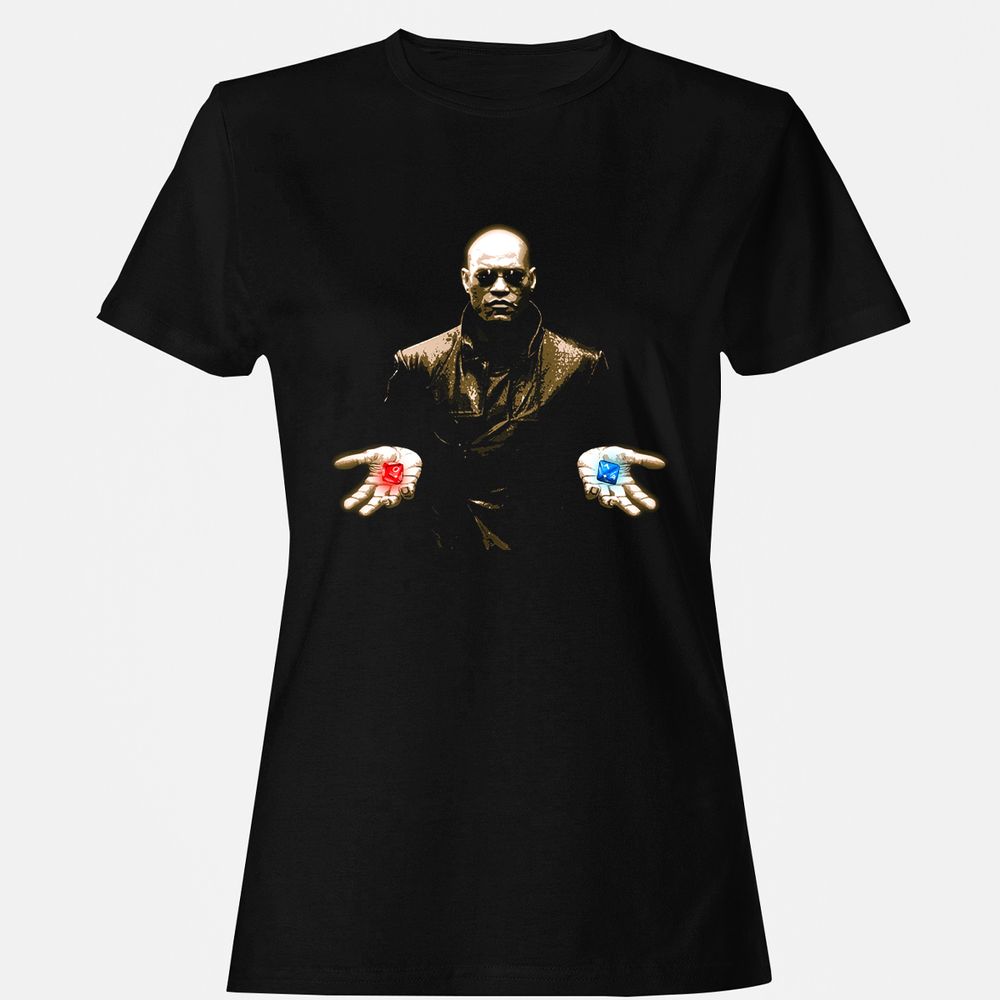 Women's T-Shirt - LK2V96YH - Black - 1