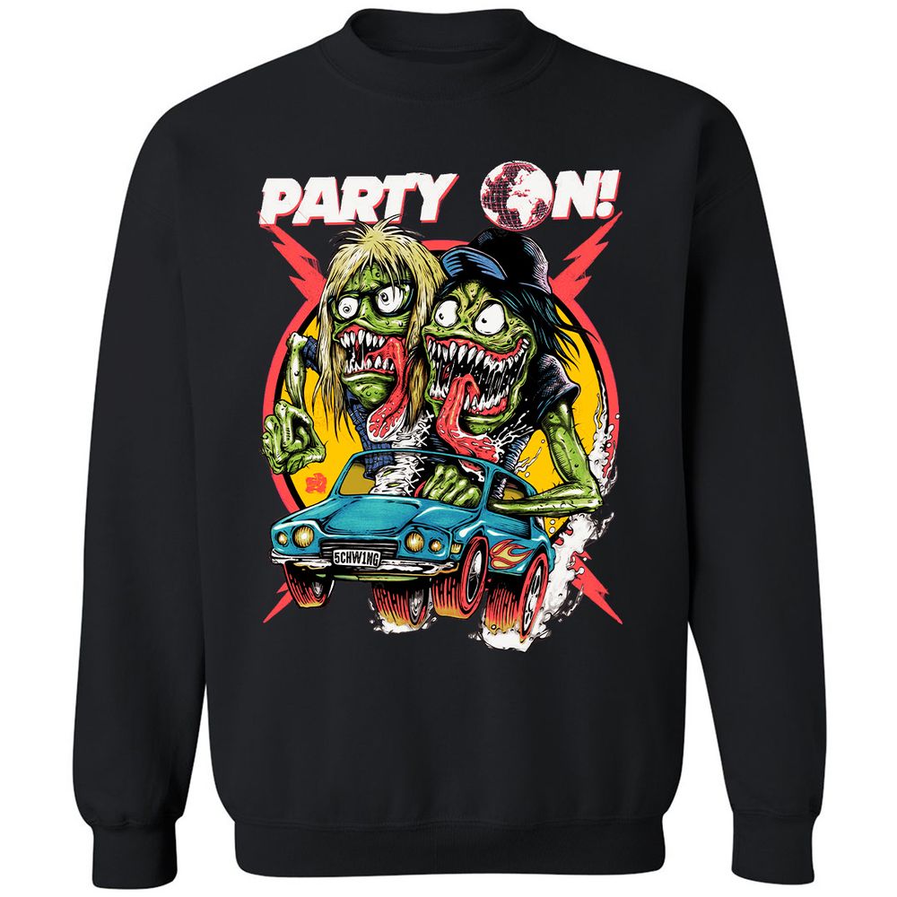 Classic Unisex Sweatshirt - 4LGT4XKZ - Black - 1