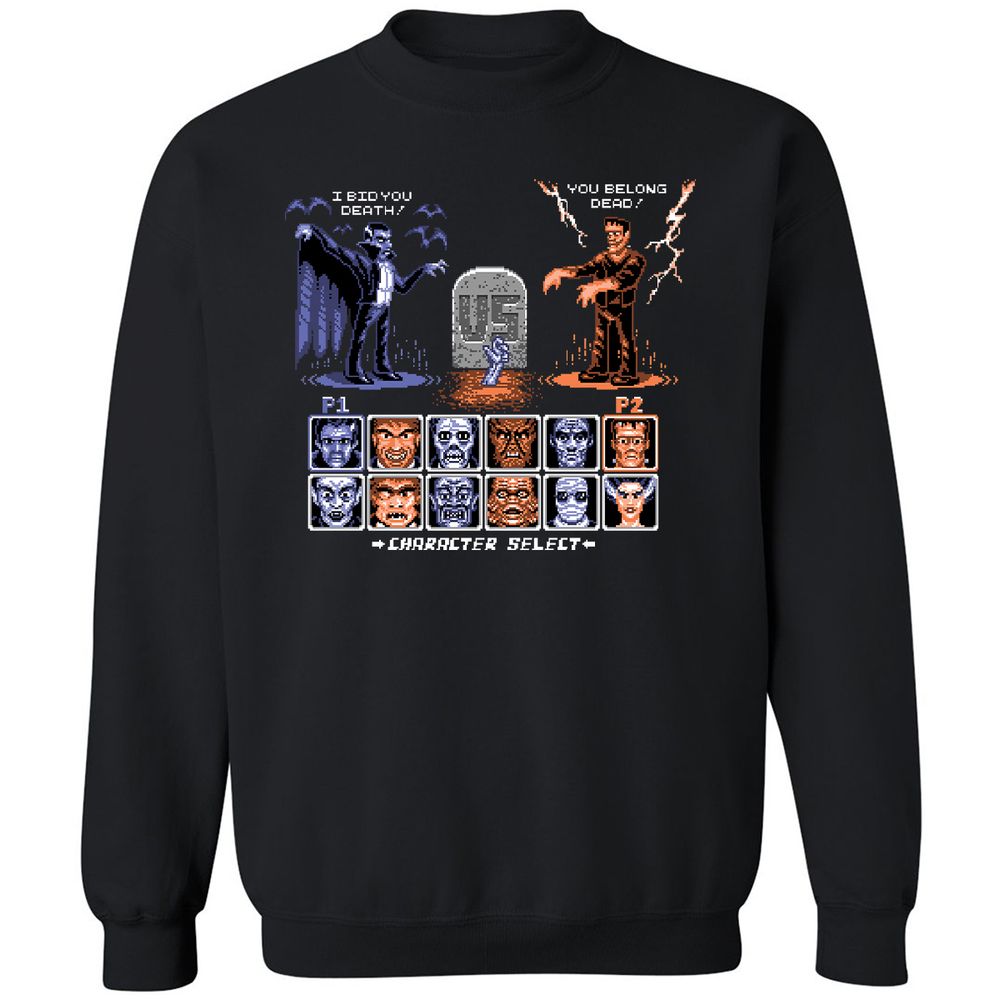 Classic Unisex Sweatshirt - WCULFCH8 - Black - 1