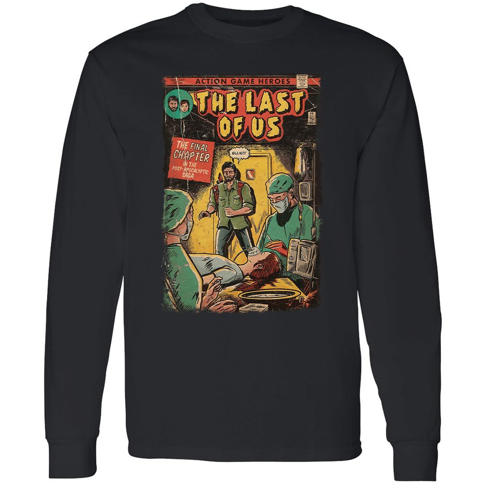 Long Sleeve T-Shirt - RTUZYNKB - Black - 1