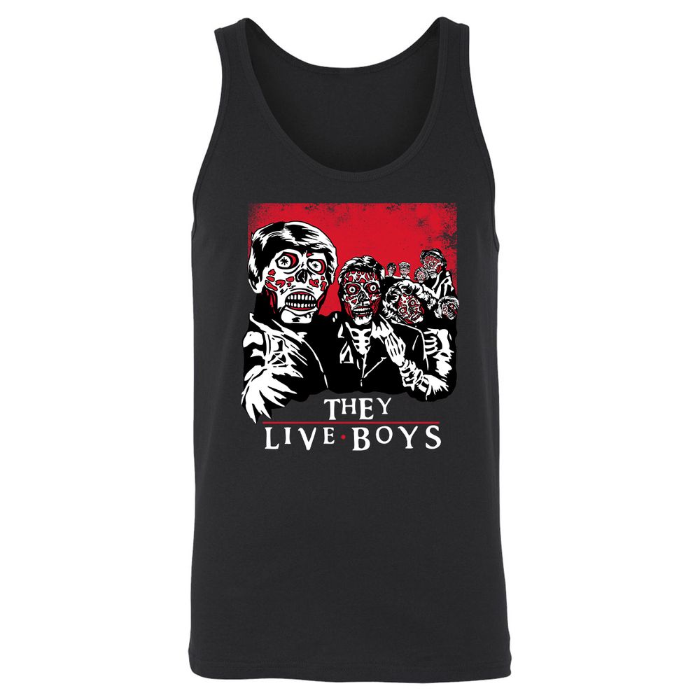 Unisex Jersey Tank - 91VBMBW1 - Black - 1