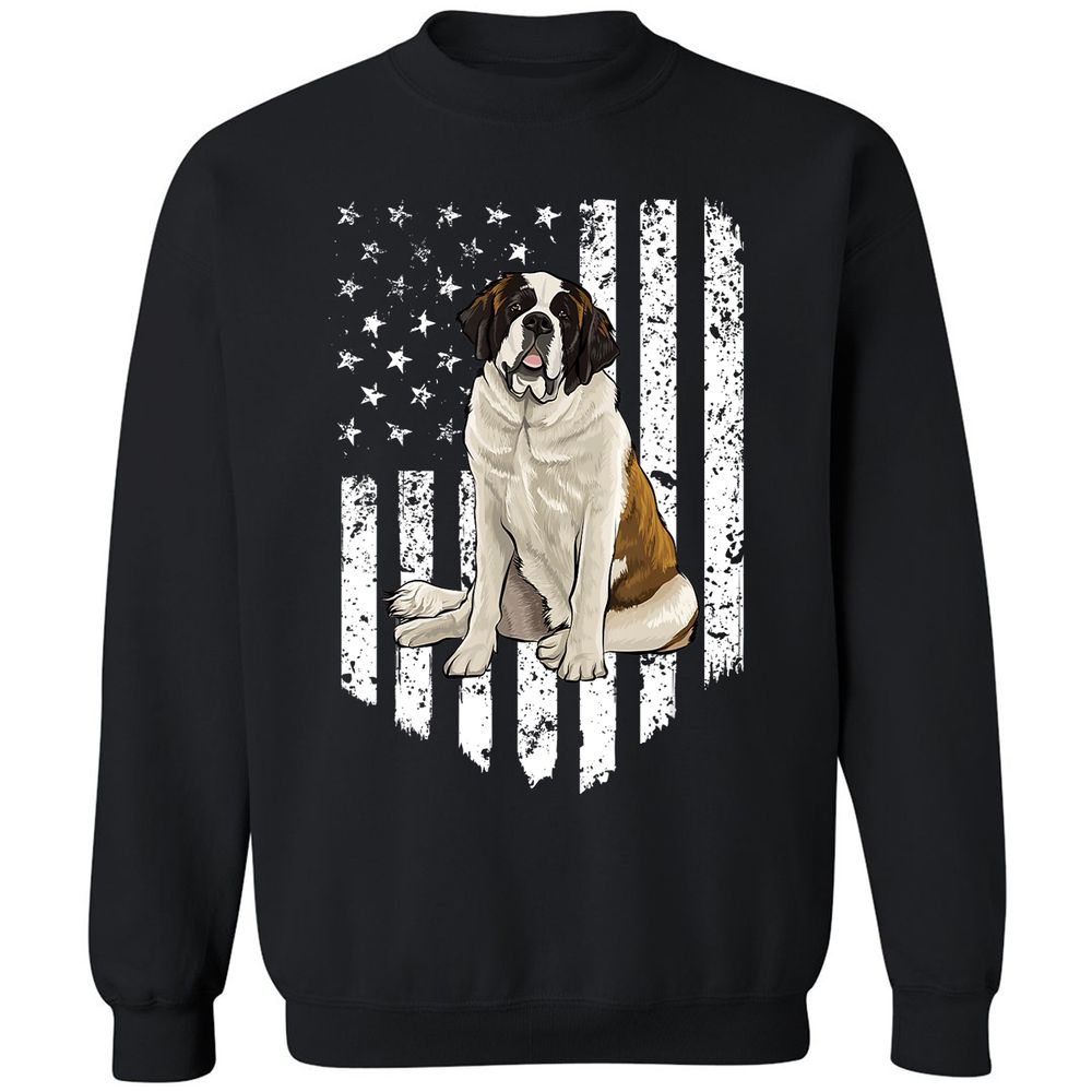 Classic Unisex Sweatshirt - M6DPBX8Q - Black - 1