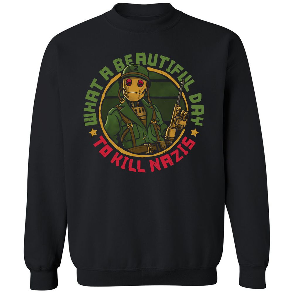 Classic Unisex Sweatshirt - G7X68WJQ - Black - 1