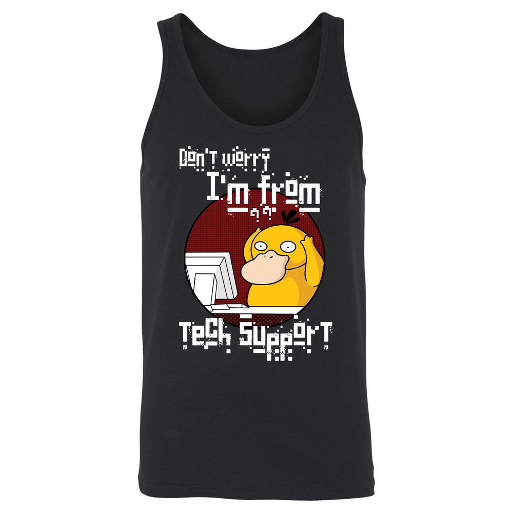 Unisex Jersey Tank - 89EMZGBD - Black - 1