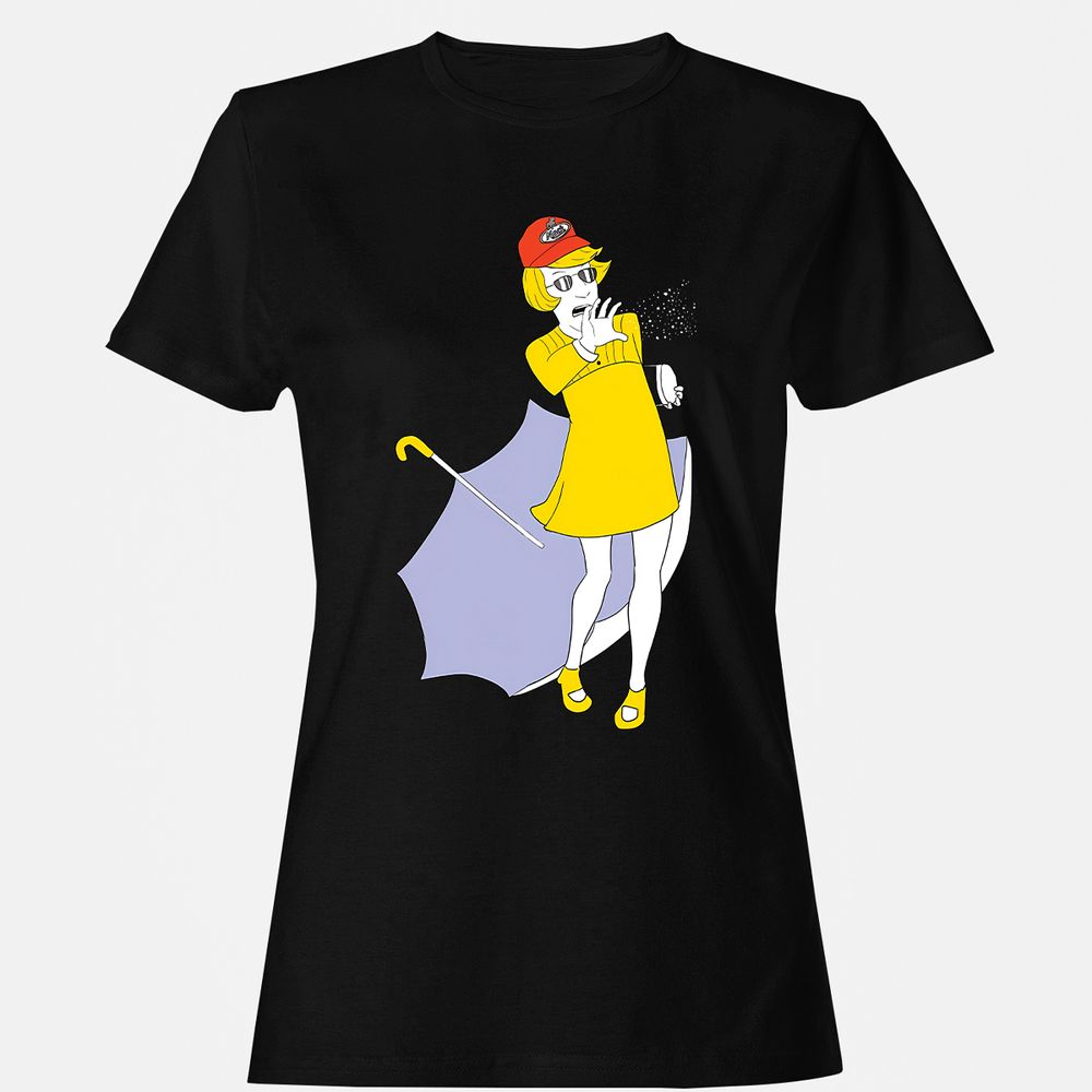 Women's T-Shirt - 657H72KX - Black - 1