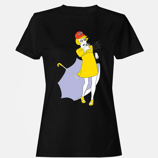 Women's T-Shirt - 657H72KX - Black - 1