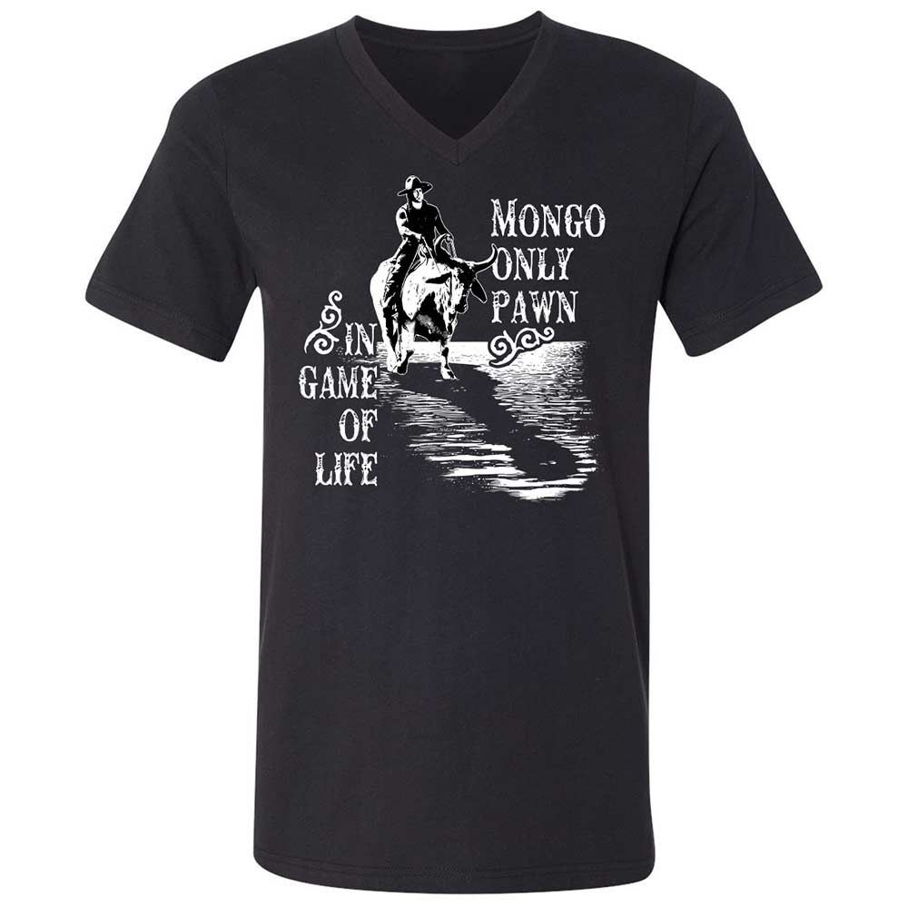 Unisex V-Neck T-Shirt - GUTBBV81 - Black - 1