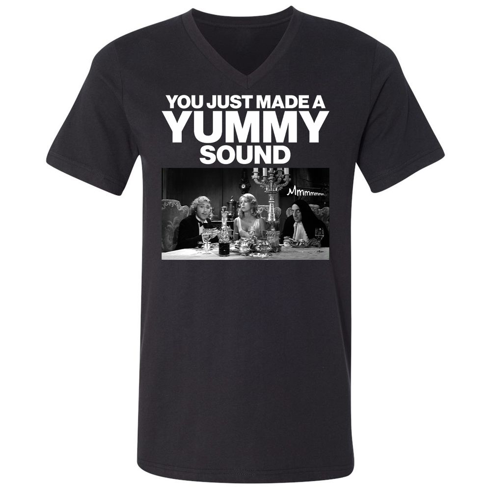 Unisex V-Neck T-Shirt - KBRFFSBV - Black - 1