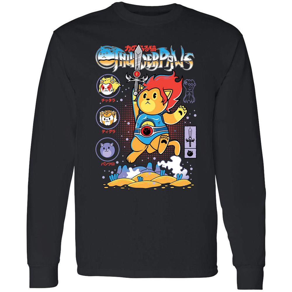 Long Sleeve T-Shirt - QCD74SLU - Black - 1