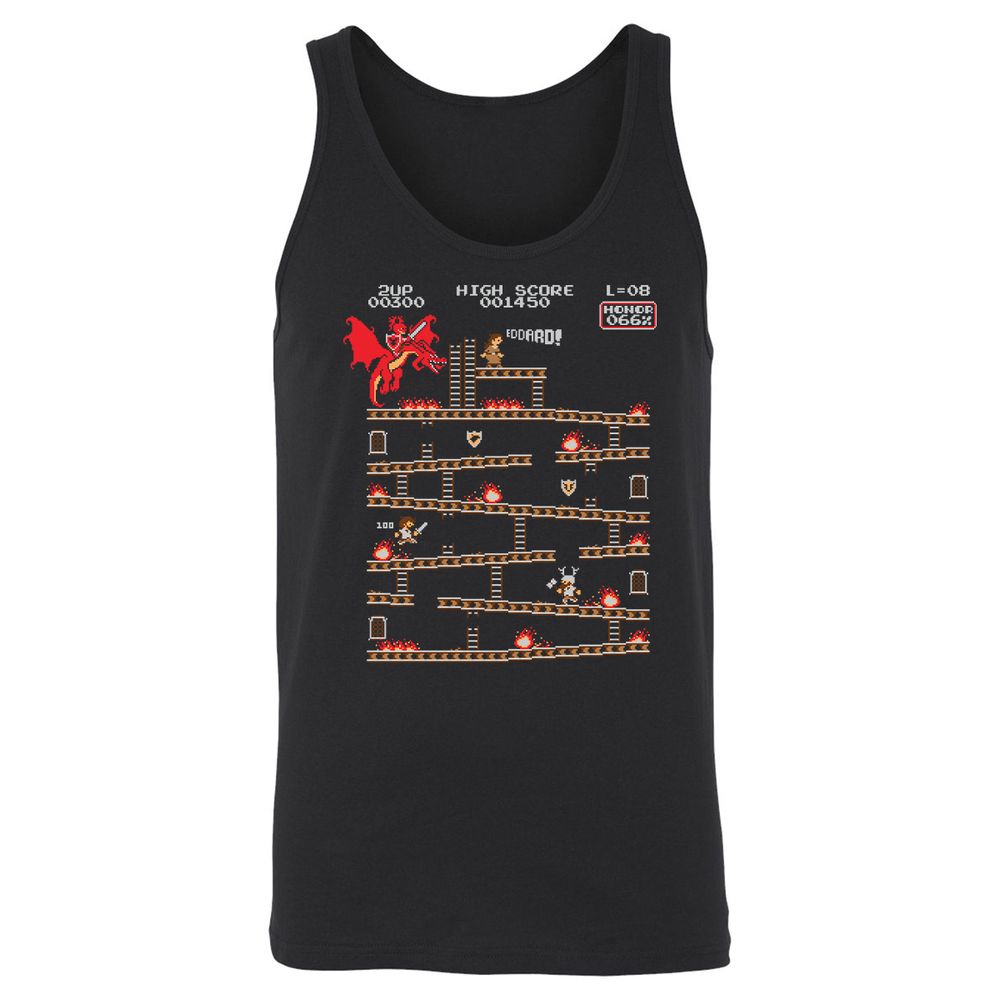 Unisex Jersey Tank - B4NC4TLJ - Black - 1
