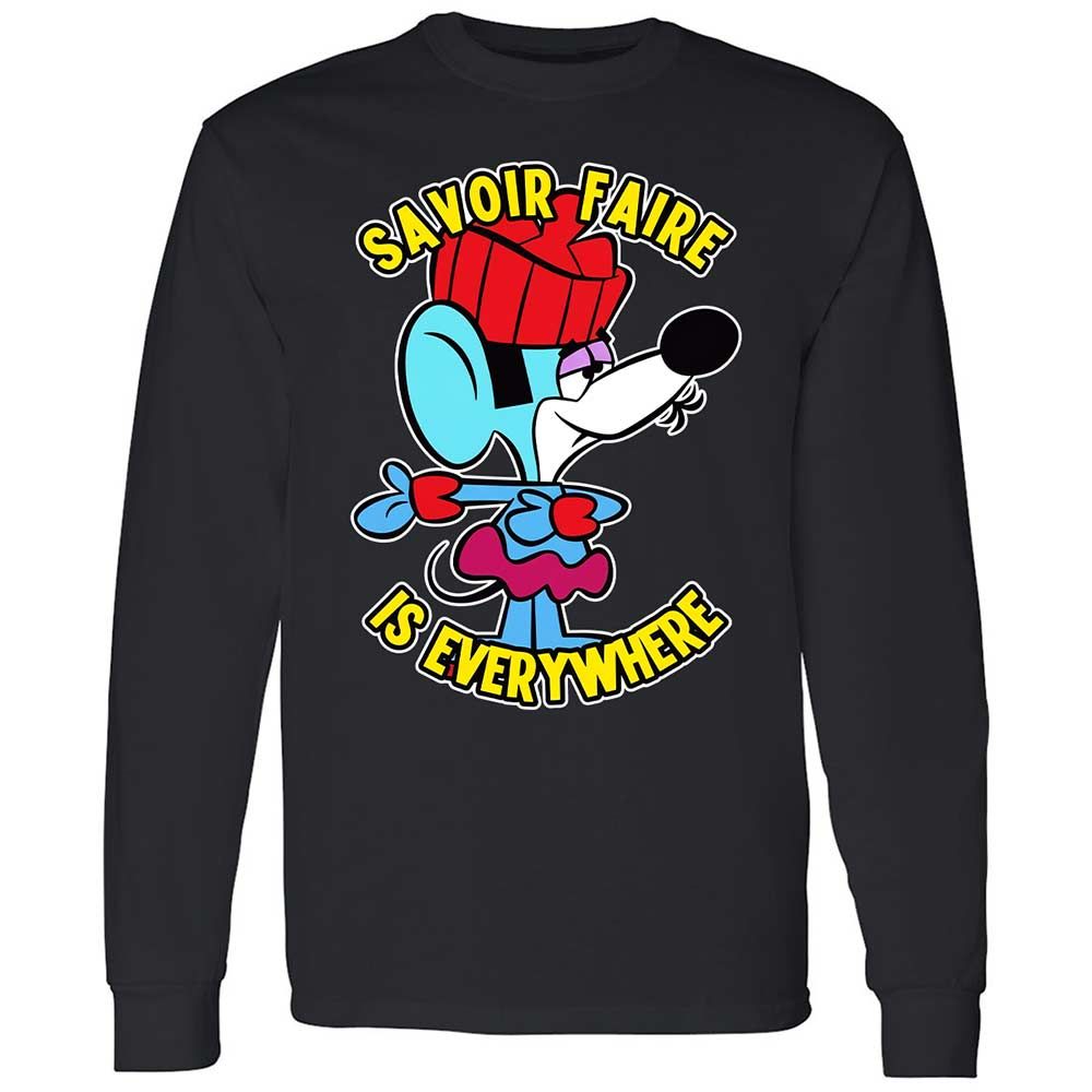 Long Sleeve T-Shirt - PRU1SJ6K - Black - 1