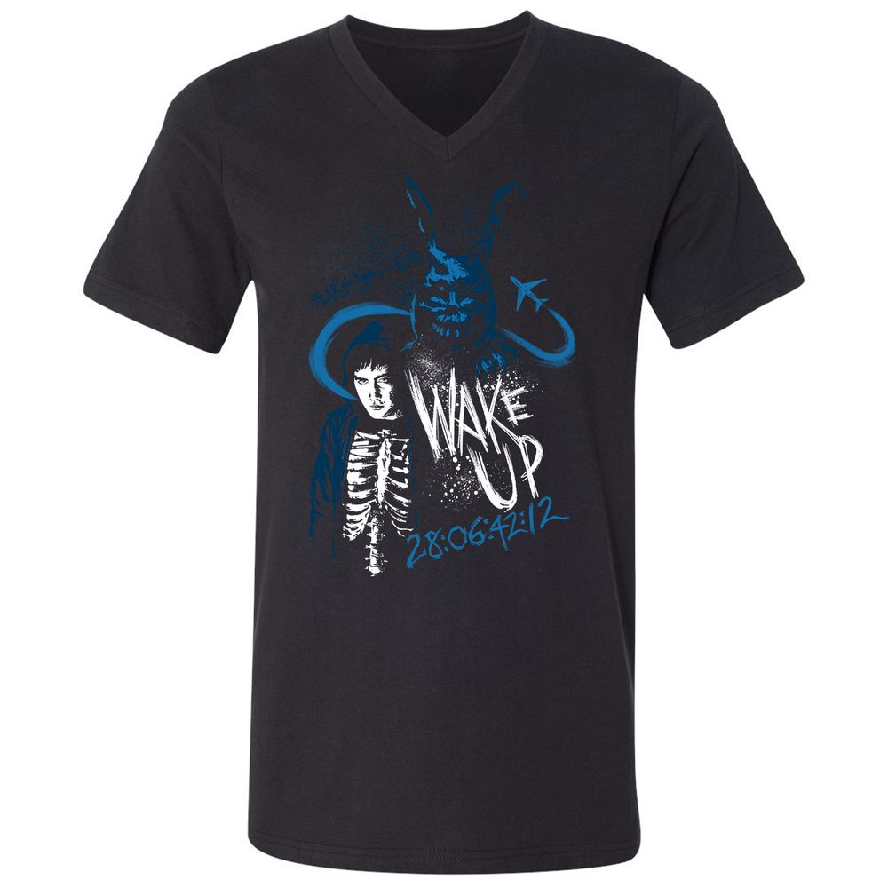 Unisex V-Neck T-Shirt - SB3LH27K - Black - 1