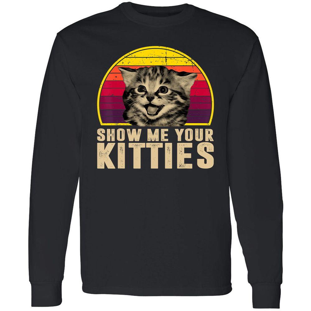 Long Sleeve T-Shirt - KDZSVY7H - Black - 1