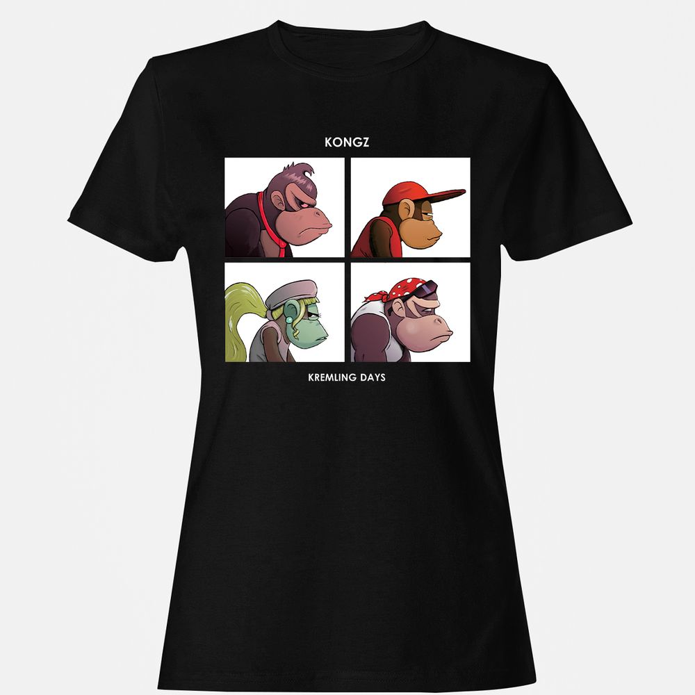 Women's T-Shirt - FEVBYFK2 - Black - 1