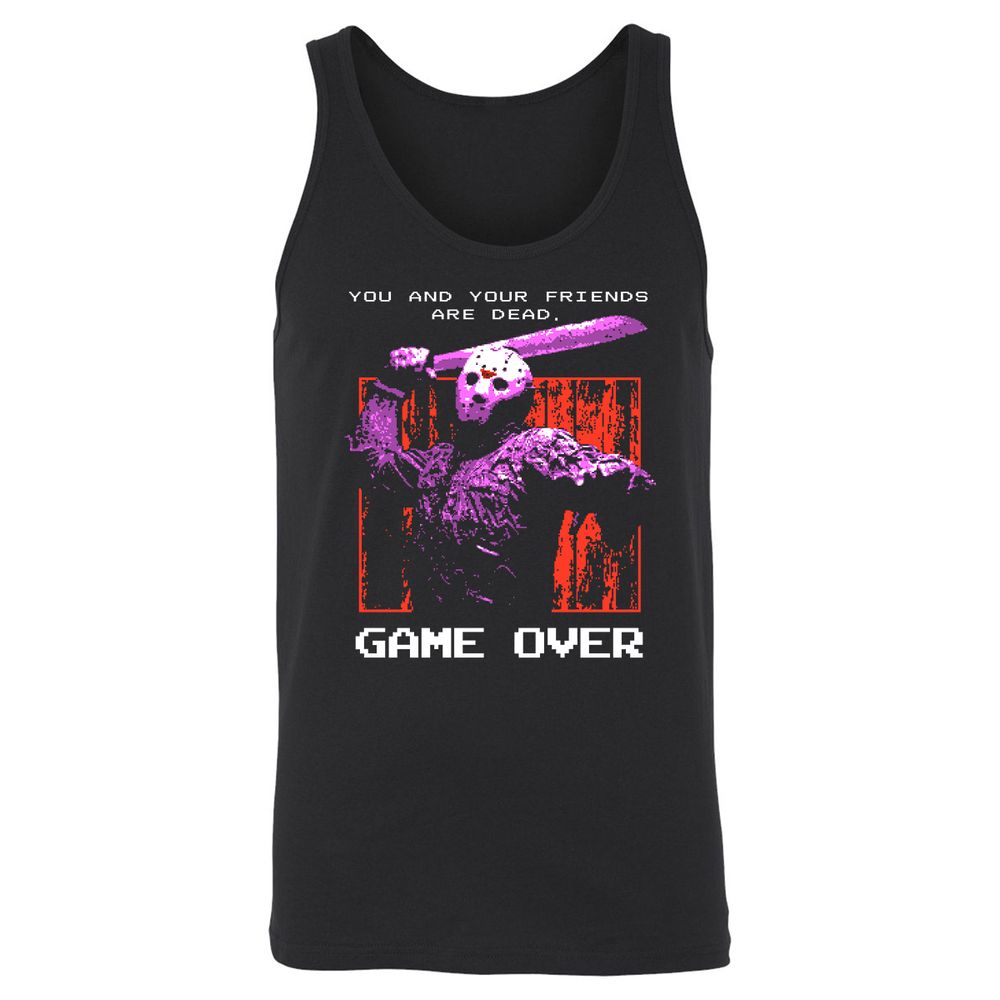 Unisex Jersey Tank - B9YKGWBL - Black - 1