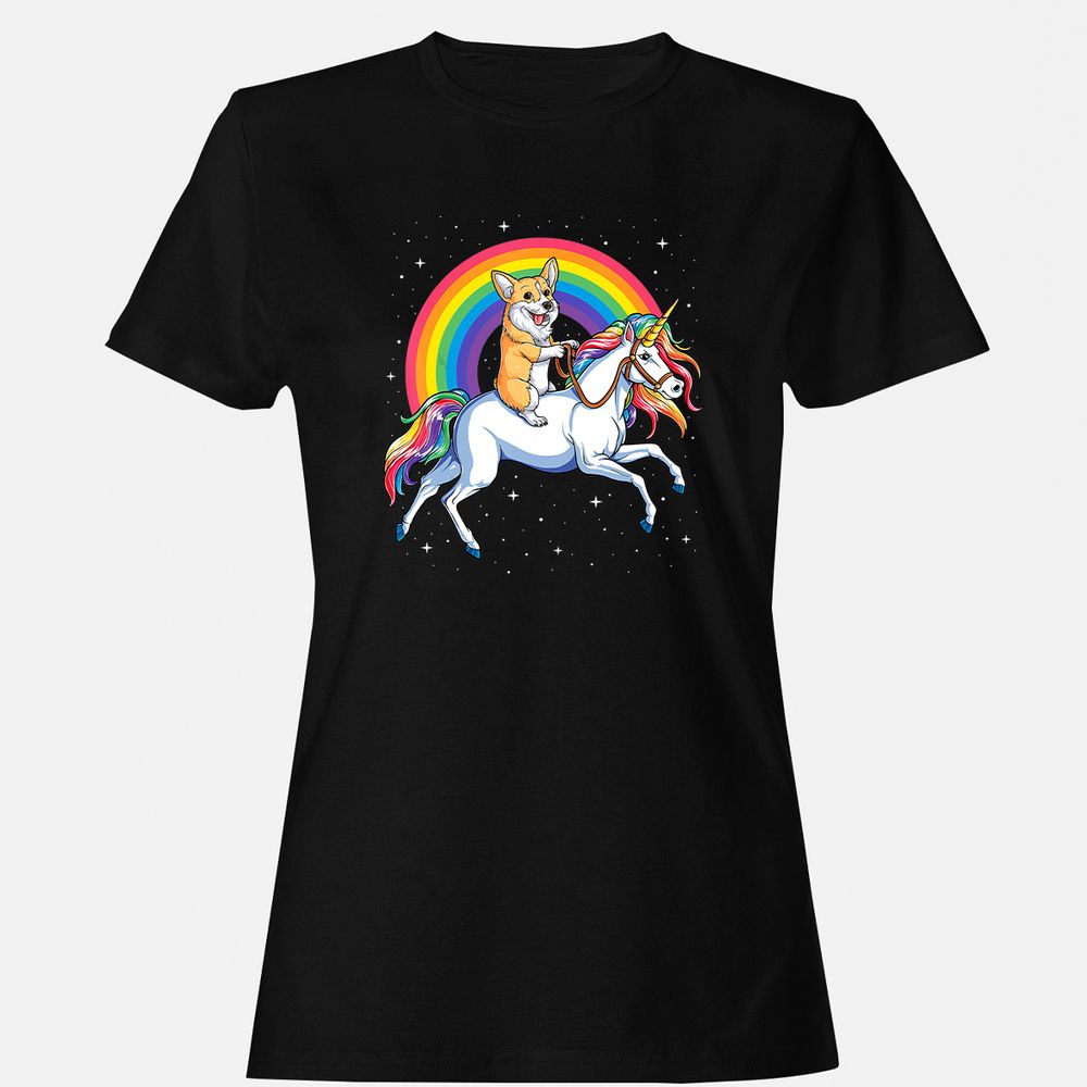 Women's T-Shirt - QVYRL5DG - Black - 1