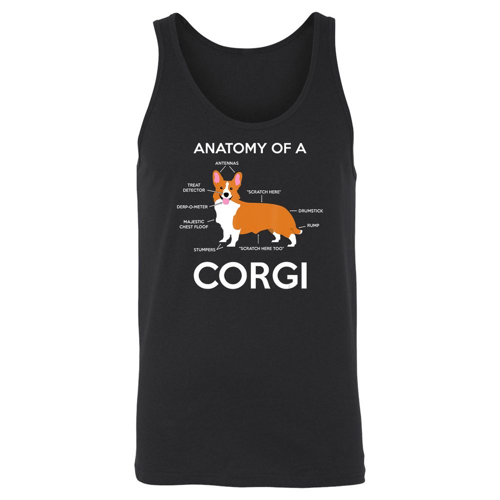 Unisex Jersey Tank - M5T5VR7N - Black - 1