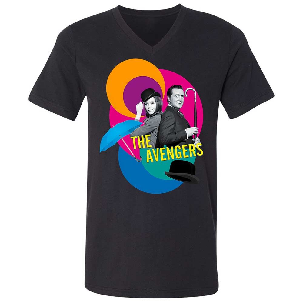 Unisex V-Neck T-Shirt - ZZ2HD8V6 - Black - 1