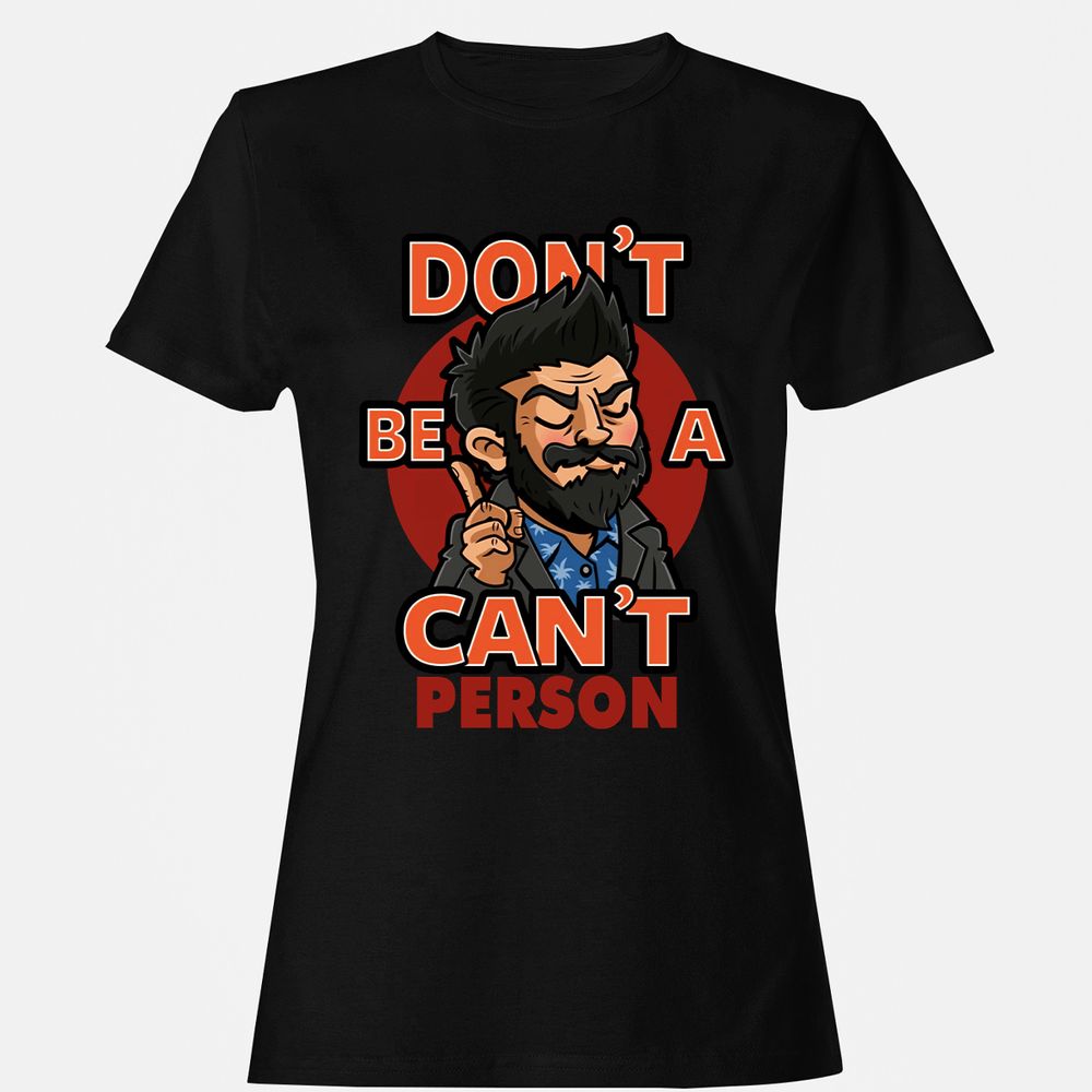 Women's T-Shirt - BEFJA6XR - Black - 1