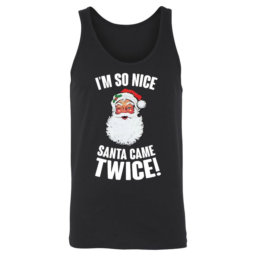 I'm So Nice Santa Came Twice! - Black - 1
