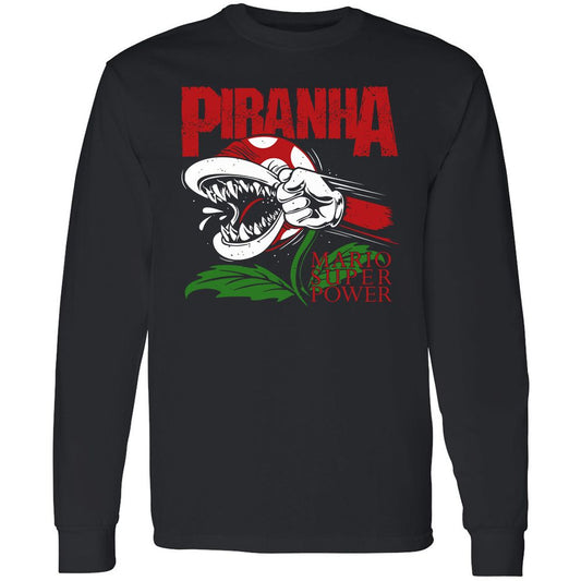 Long Sleeve T-Shirt - QLFV4WDF - Black - 1