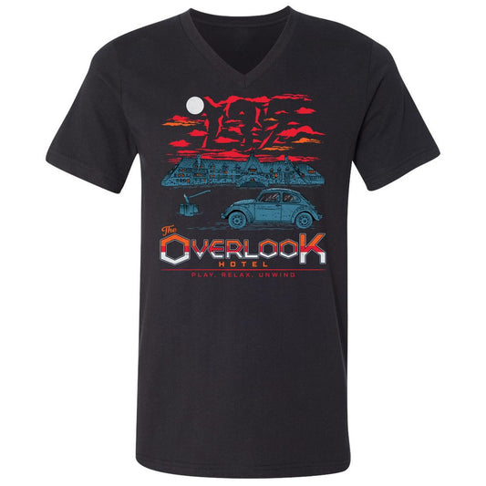 Unisex V-Neck T-Shirt - SKKS5CML - Black - 1