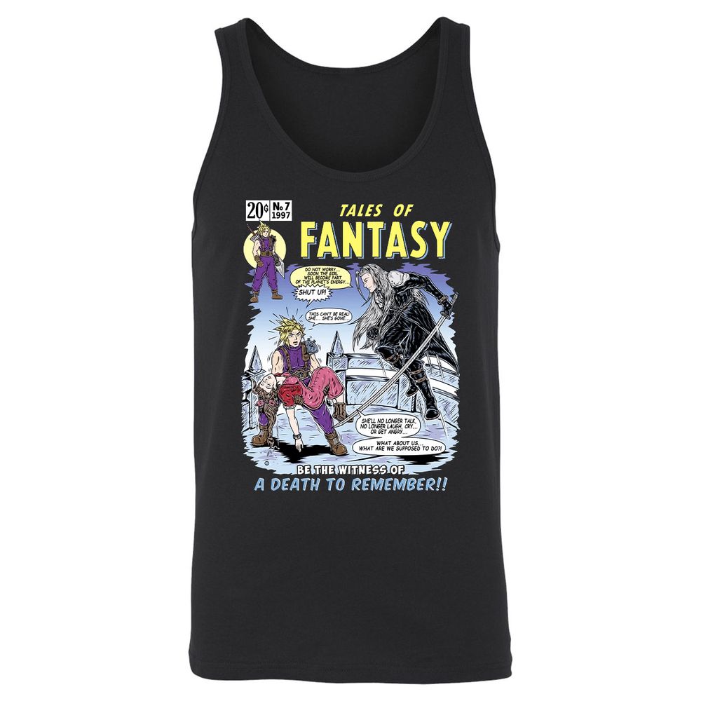 Unisex Jersey Tank - HUE2GDYF - Black - 1