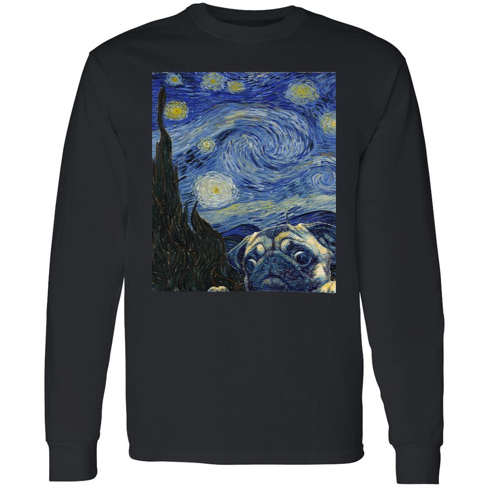 Long Sleeve T-Shirt - TD6ACWZH - Black - 1