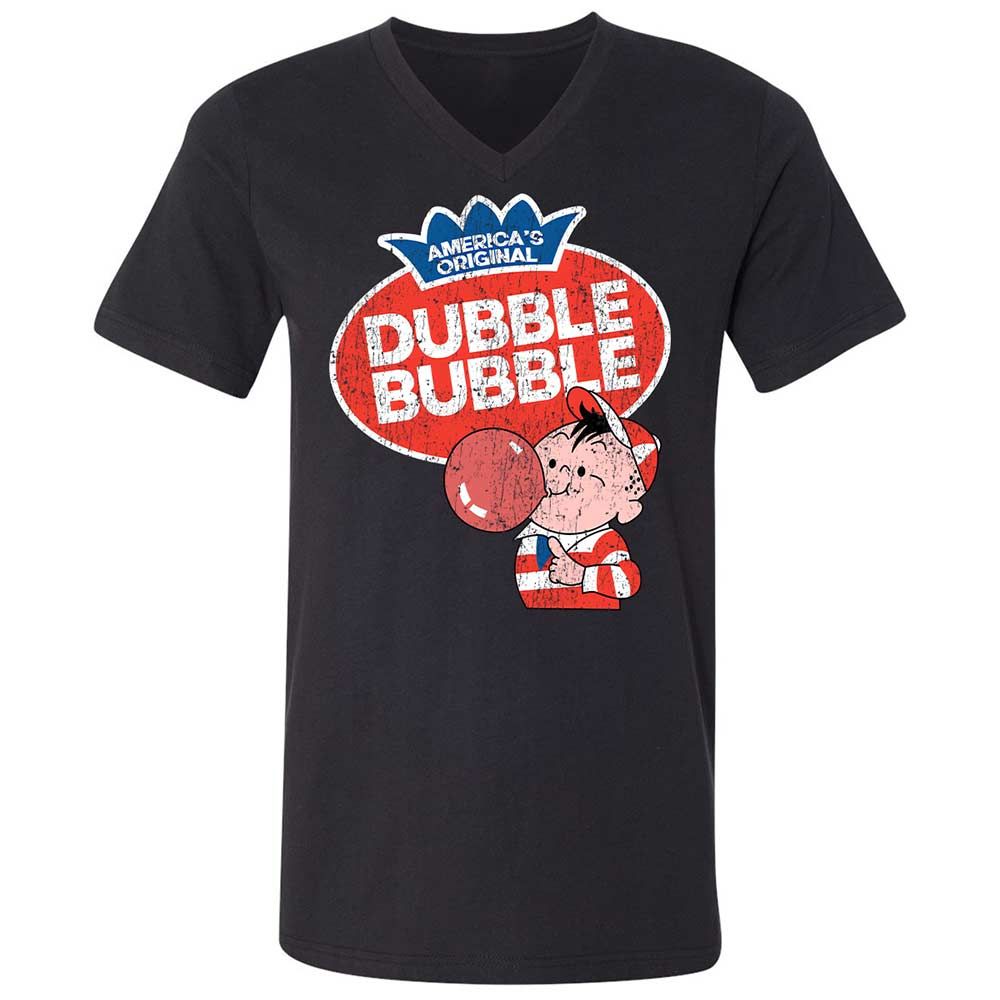 Unisex V-Neck T-Shirt - L2UQU8S7 - Black - 1