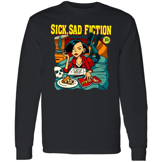 Long Sleeve T-Shirt - W3AW94QJ - Black - 1