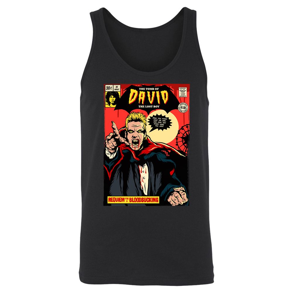 Unisex Jersey Tank - PQ4EH3VB - Black - 1
