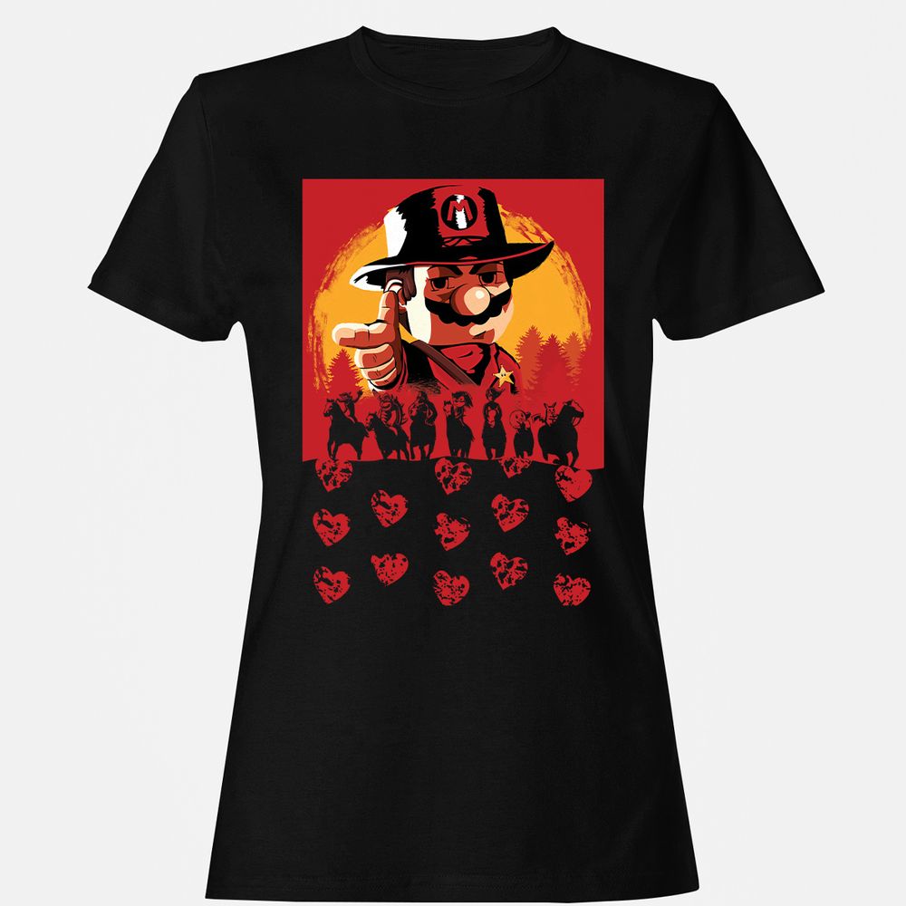 Women's T-Shirt - A6PACRF4 - Black - 1