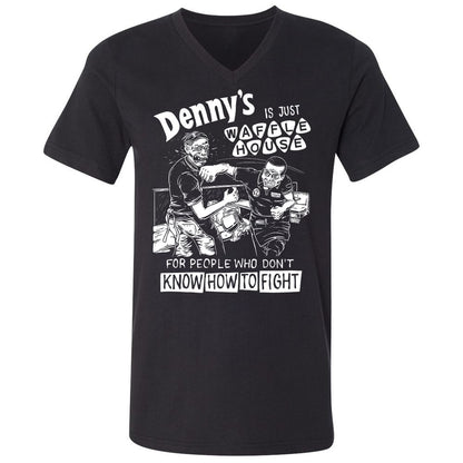 Unisex V-Neck T-Shirt - 5ZSNV8SE - Black - 1