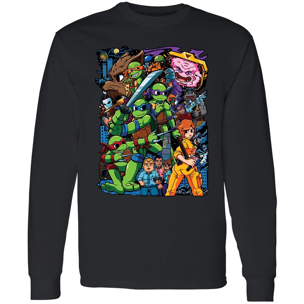 Long Sleeve T-Shirt - 213VCH8N - Black - 1