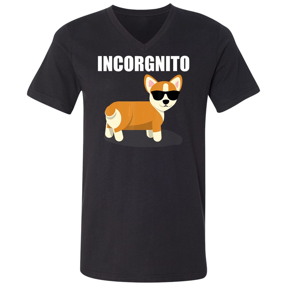 Unisex V-Neck T-Shirt - T2SNB3YT - Black - 1