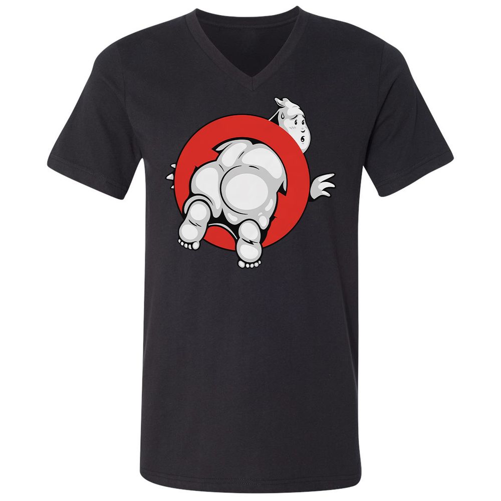 Unisex V-Neck T-Shirt - S8EUNX6Z - Black - 1