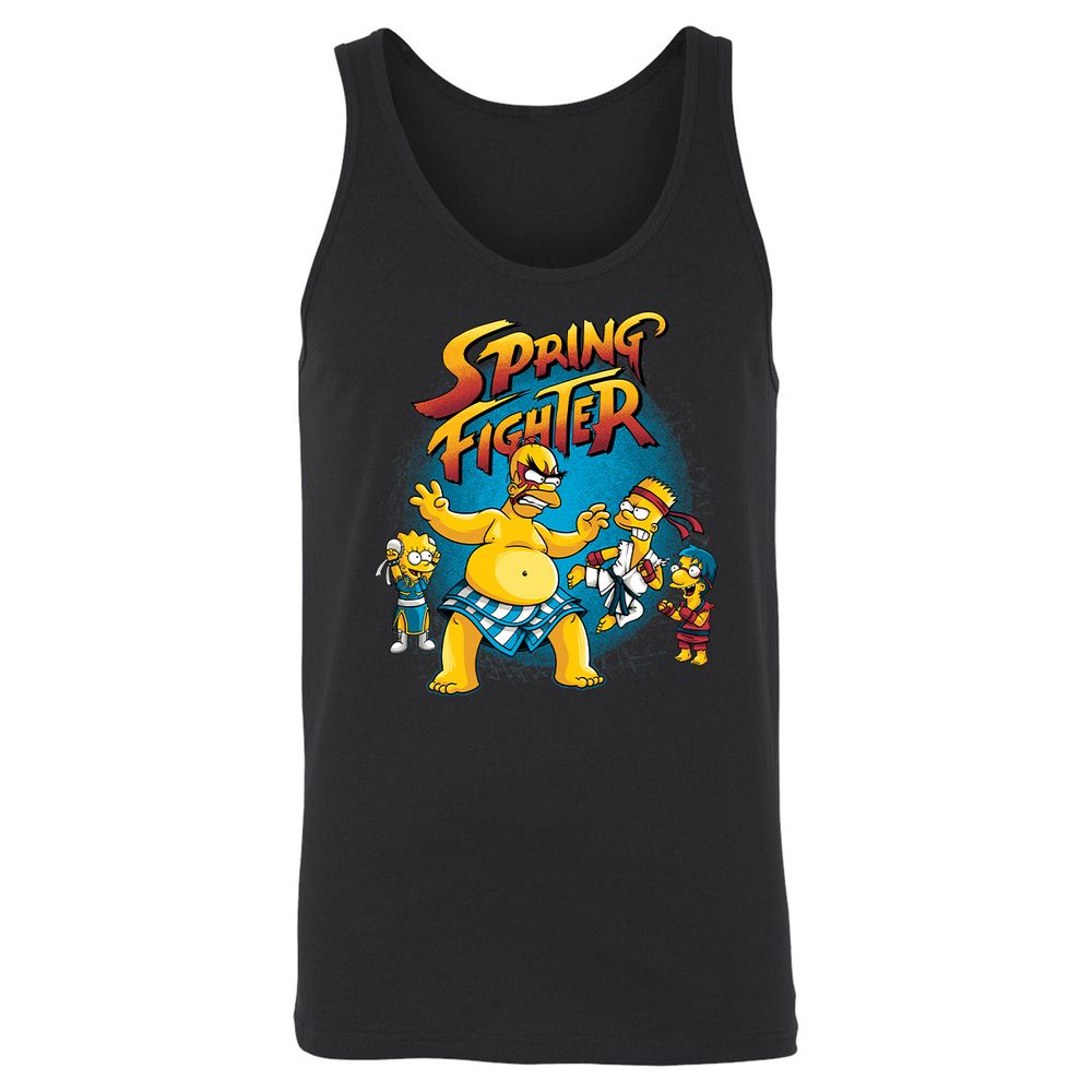 Unisex Jersey Tank - KV51P7XR - Black - 1