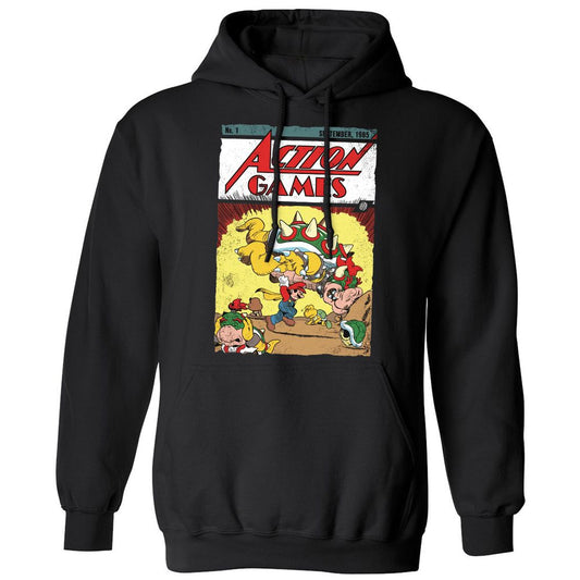 Classic Unisex Hoodie - EN8H8S32 - Black - 1