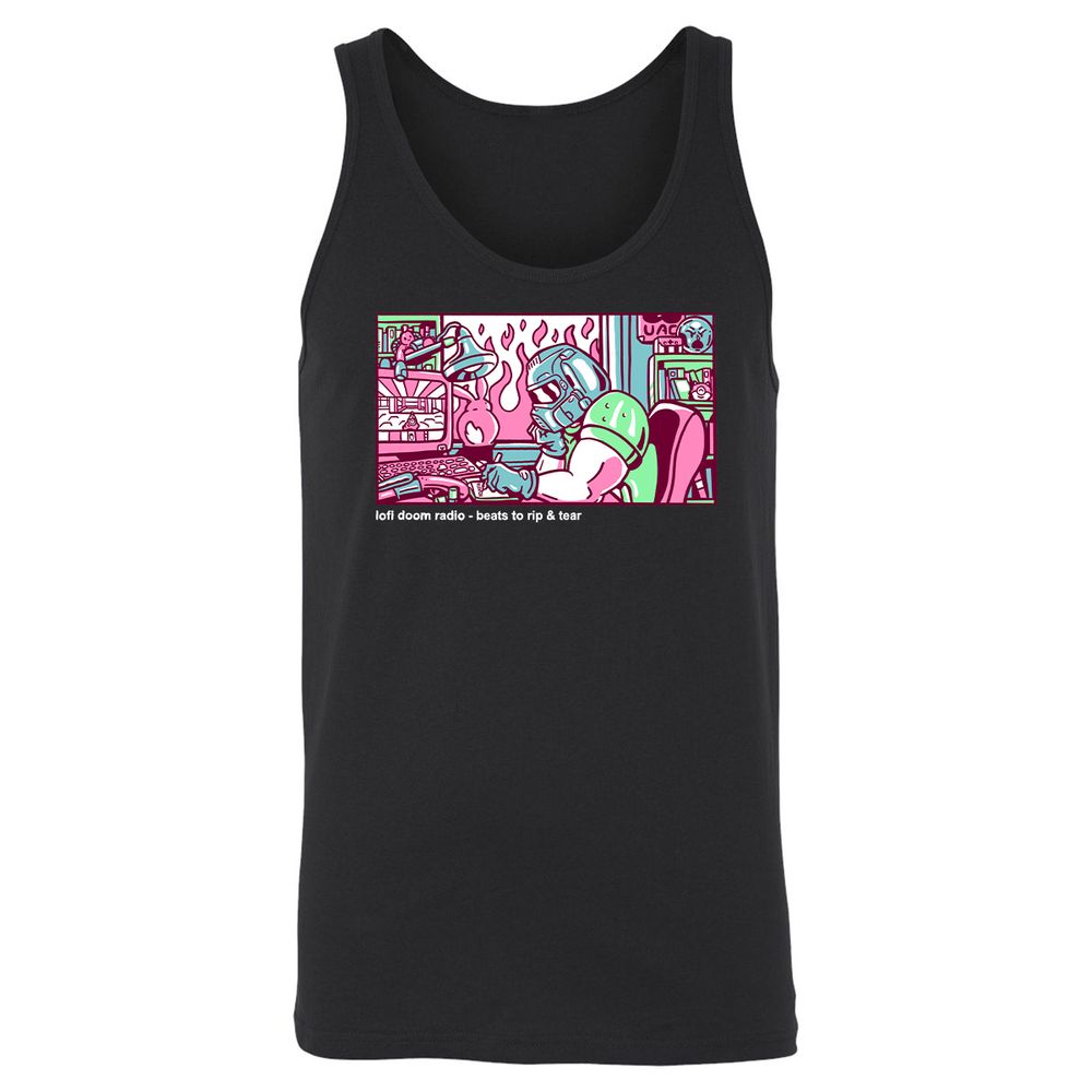 Unisex Jersey Tank - 5YGMF3RG - Black - 1