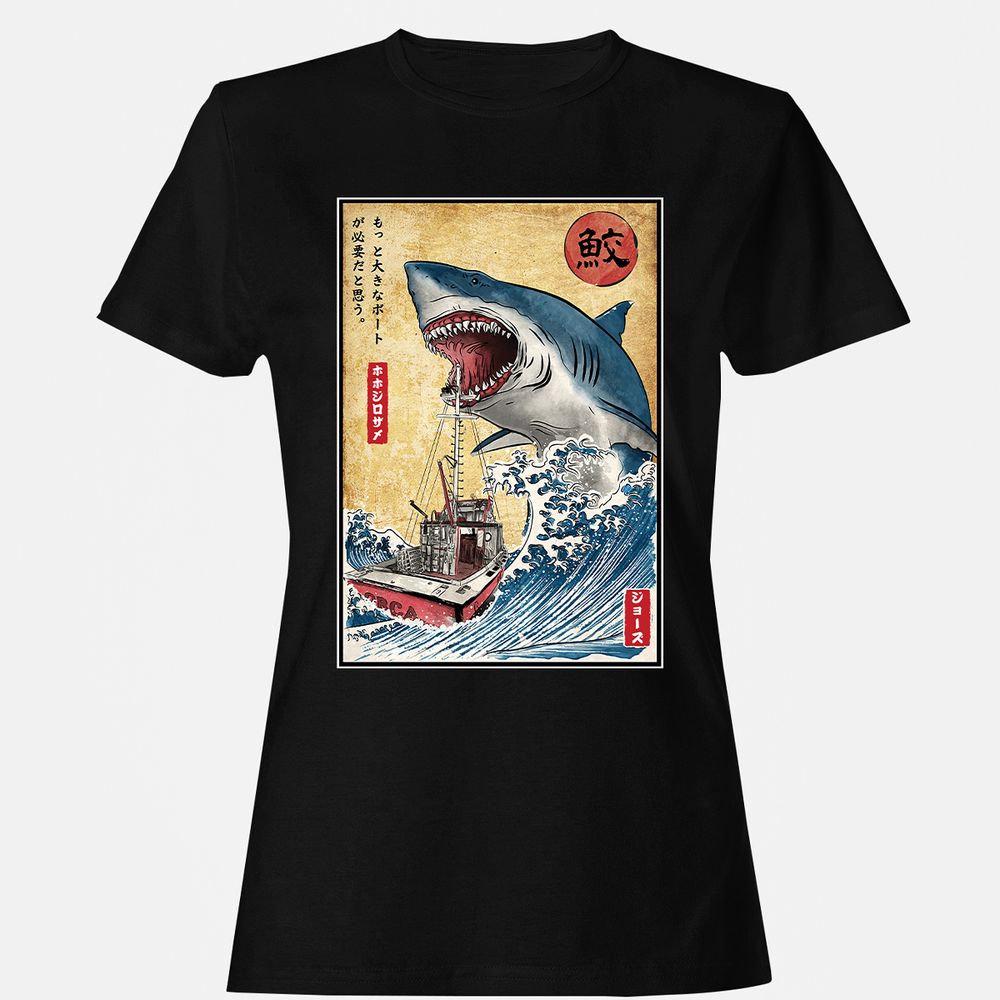 Women's T-Shirt - GKH4BTWD - Black - 1