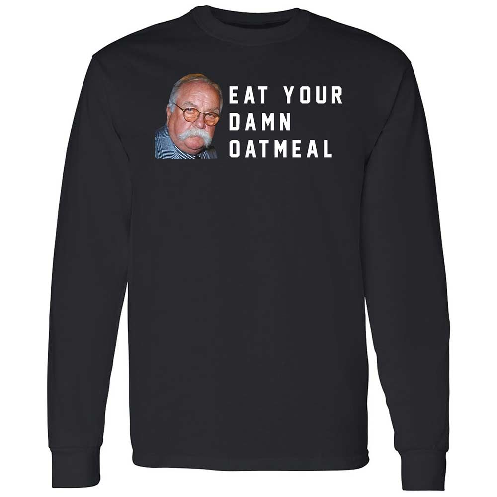 Eat Your Damn Oatmeal - Black - 1