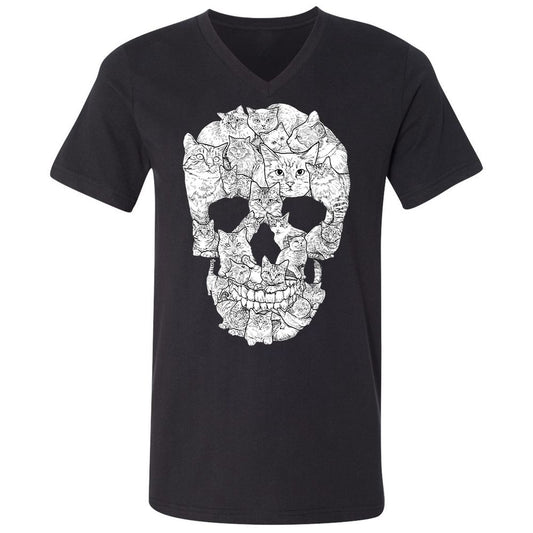 Unisex V-Neck T-Shirt - ZT3TLTST - Black - 1