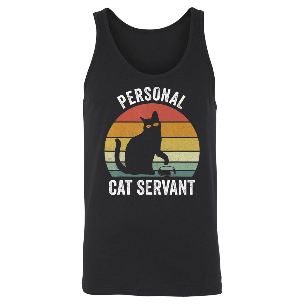 Unisex Jersey Tank - M6U5QF8R - Black - 1