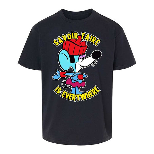 Kids T-Shirt - 4D9FKZ2J - Black - 1